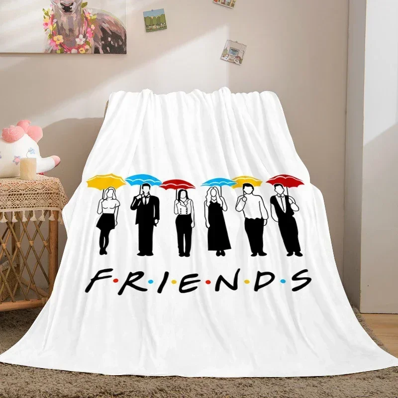 

Digital Print Warm Winter Blankets King Size Friends Microfiber Bedding Bed Fleece Camping Fluffy Soft Blankets Decorative Sofa