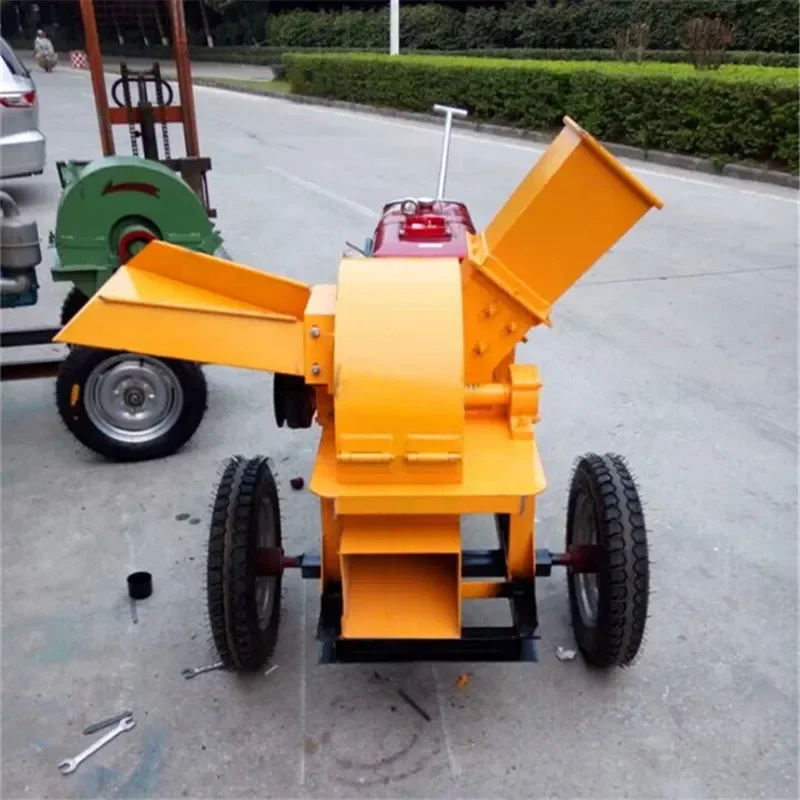 Pine wood log powder crusher olive wood sawdust grinder shredder machine