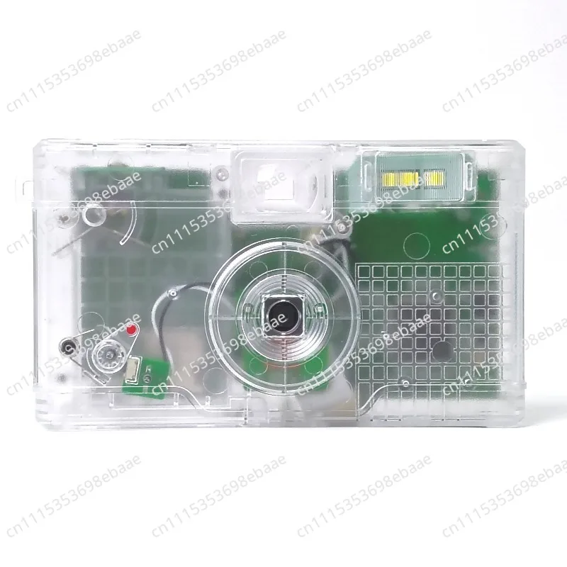 Screenless Digital Camera 8MP LED Fill Light Transparent Shell Lightweight Portable for Travel