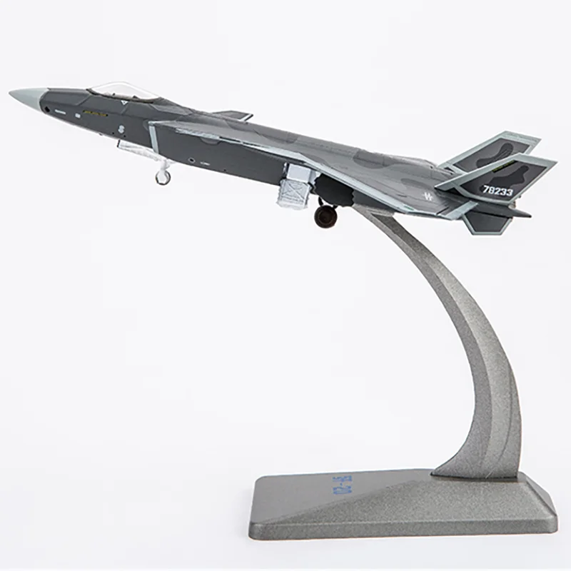 

Scale 1/144 J-20 Miniature Diecast Alloy Eco-friendly Material Aircraft Stealth Fighter Model Souvenir Collectibles Toy For Boys