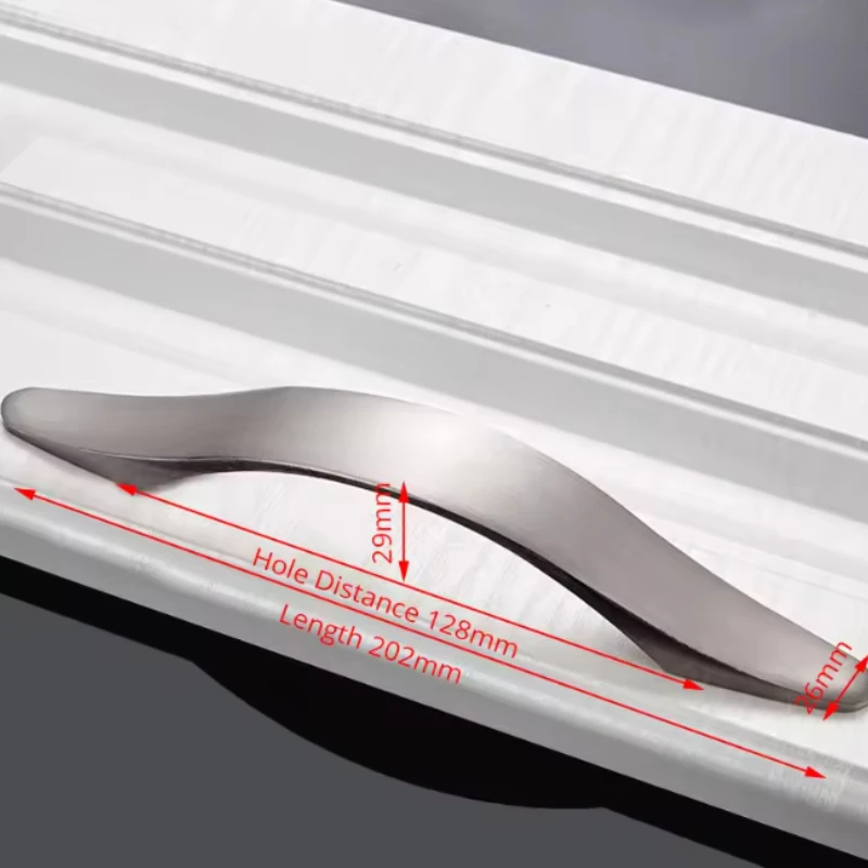 128mm/160mm Schrankgriffe aus Aluminiumlegierung, Türknöpfe, Küchenknöpfe, Schrankgriffe, Schubladen-Möbelgriffe, Möbelbeschläge – Detail 5