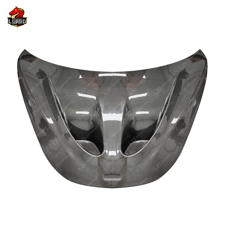 Luxury Customized P1 Style Carbon Fiber Hood Bonnet Engine Hood For McLaren 540C 570S 570GT