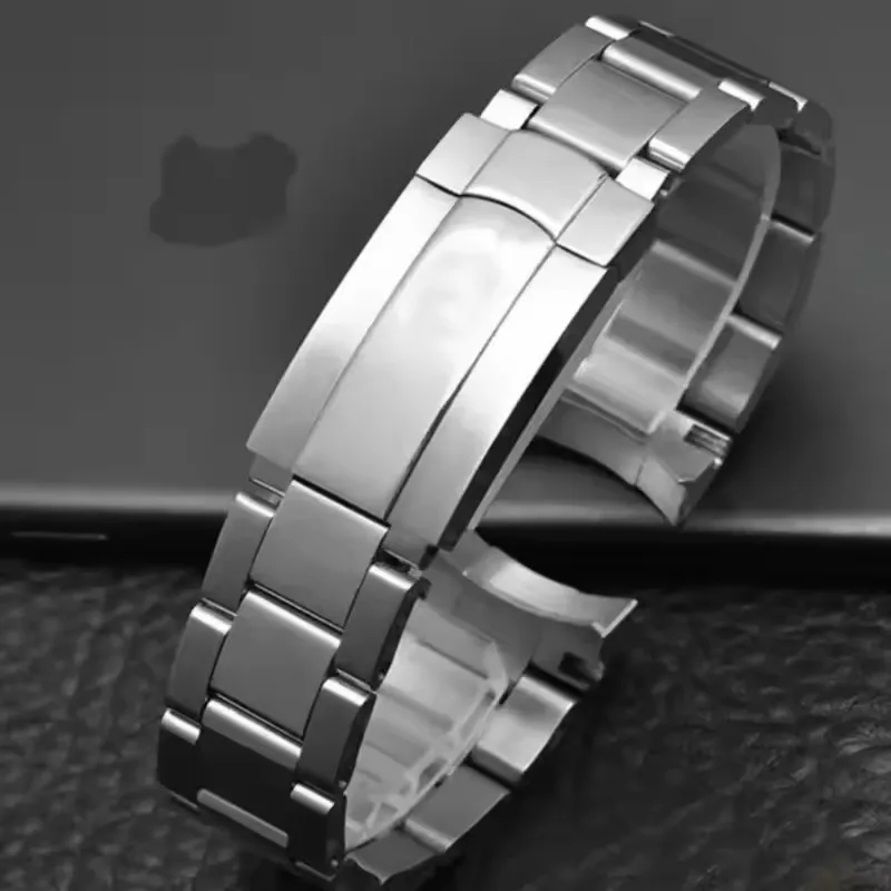 904L Stainless Steel Watch Band For Rolex Oyster Perpetual Datejust DAYTONA SUBMARINER Luxury Men Watch Strap 20mm 21mm