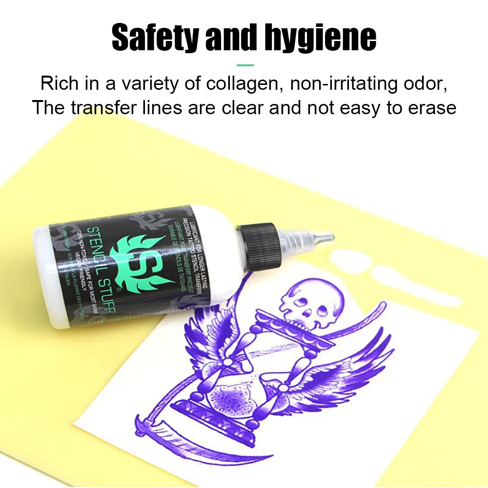 250/120/30ML Schablone Zeug Tattoo Schablone Transfer Gel Thermische Kopierer Schablone Anwendung Lösung Magie Gel Tattoo Zubehör – Detail 10