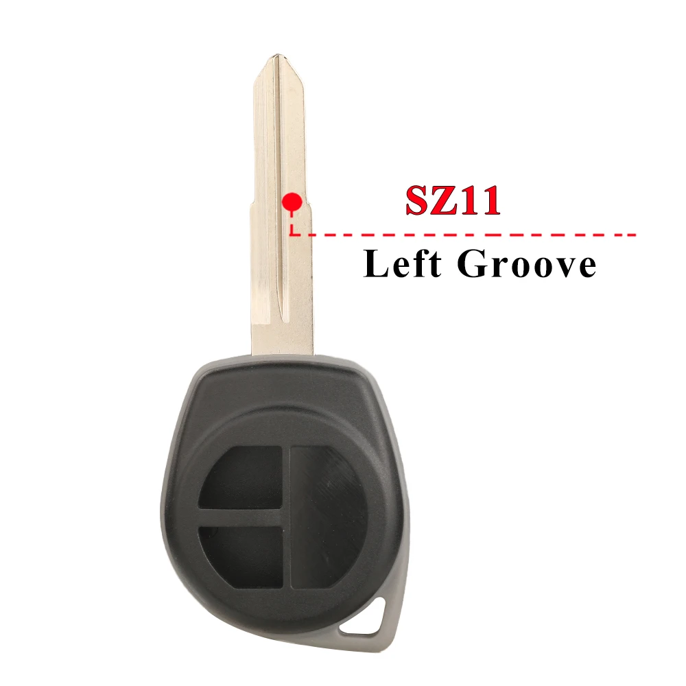 Jingyuqin 2-Tasten-Fernschlüsseletui + Tastenfeld für Suzuki Grand Vitara Igins Alto SX4 Agila Fob Shell HU133R TOY43 SZ11R Blade