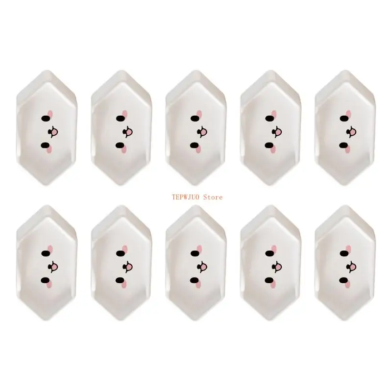 

U50F 10Pcs/pack User Friendly Invisible Outlet Protectors For Toddler Safe Silicone Power Socket Protective Cover