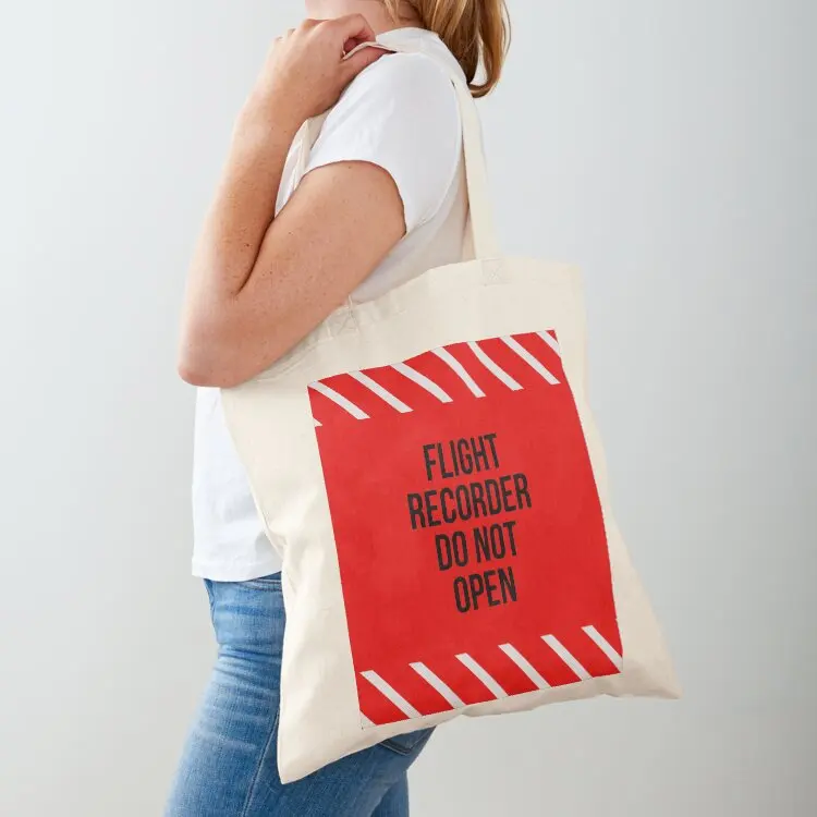 

Flight Recorder Do not open Tote Bag canvas tote bag custom canvas bag Cloth bags Shopper handbag
