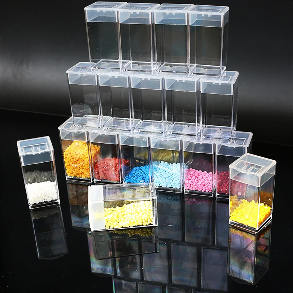 2/5/10/30/60/90PCS Diamond Painting Accessories Container Crystal Bead Storage jar Bottles DIY Diamond Painting Mosaic Tool