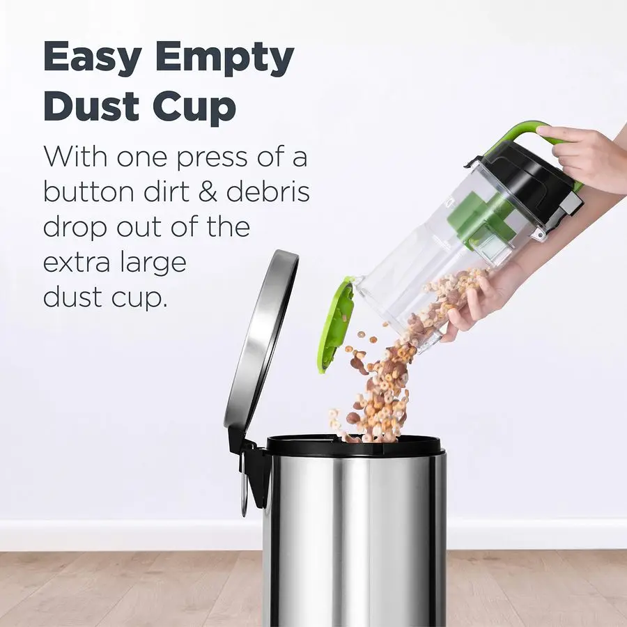 Airspeed UltraLightweight Compact Bagless Upright Vacuum Cleaner, NEU10AE4, Green