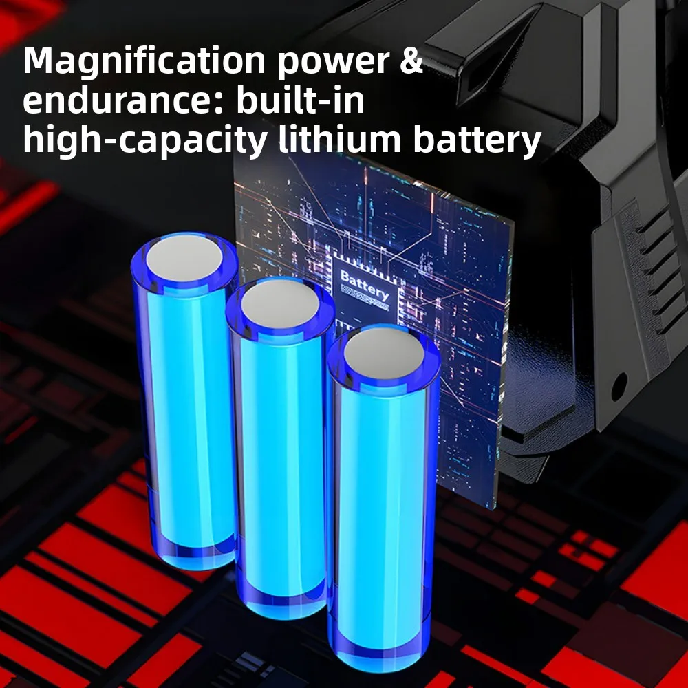 LED Explosion-Proof Searchlight High-Power Flashlight with COB Side Light Waterproof Super Bright Handheld Torch