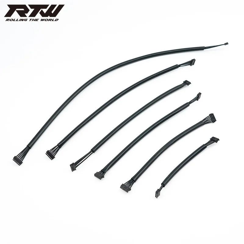 RTW Black Super Soft Induction Wire n Sensor Harness Cable Sensing Adapter Compatible 8CM 12CM 14CM 30CM