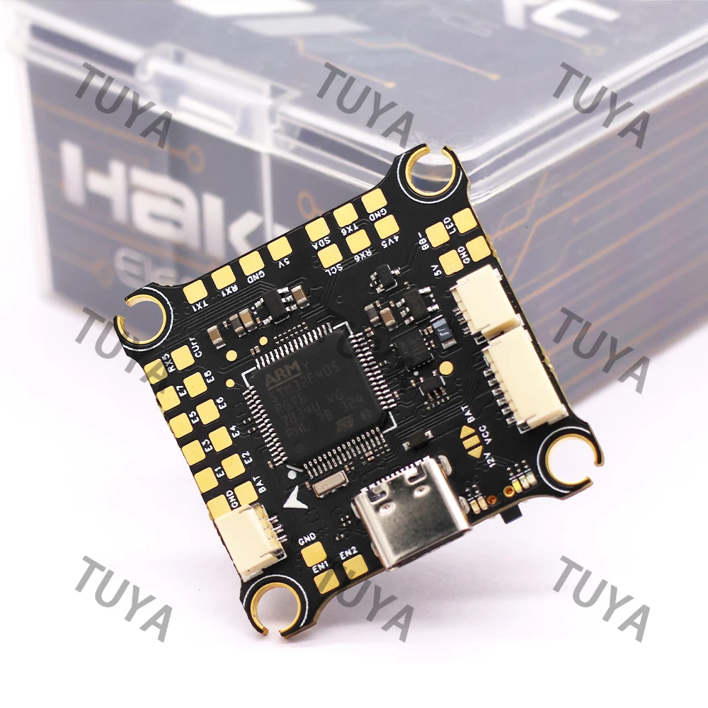 F4551 Flight Control 2S-8S Lipo STM32F405RGT6 Built-in Current Sensor Plug-in LED Light HJolder for FPV Freestyle Drones