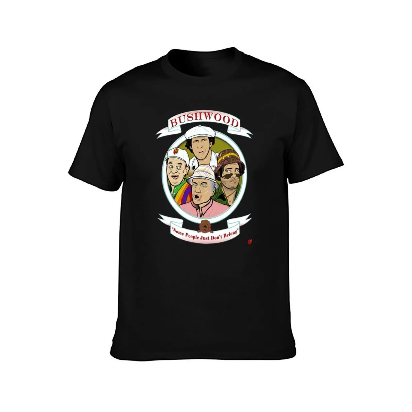 Caddyshack - Bushwood T-Shirt, Summer Casual Cotton Tee, Oversized Streetwear Tops, Vintage Graphic Print, Unisex Men Women