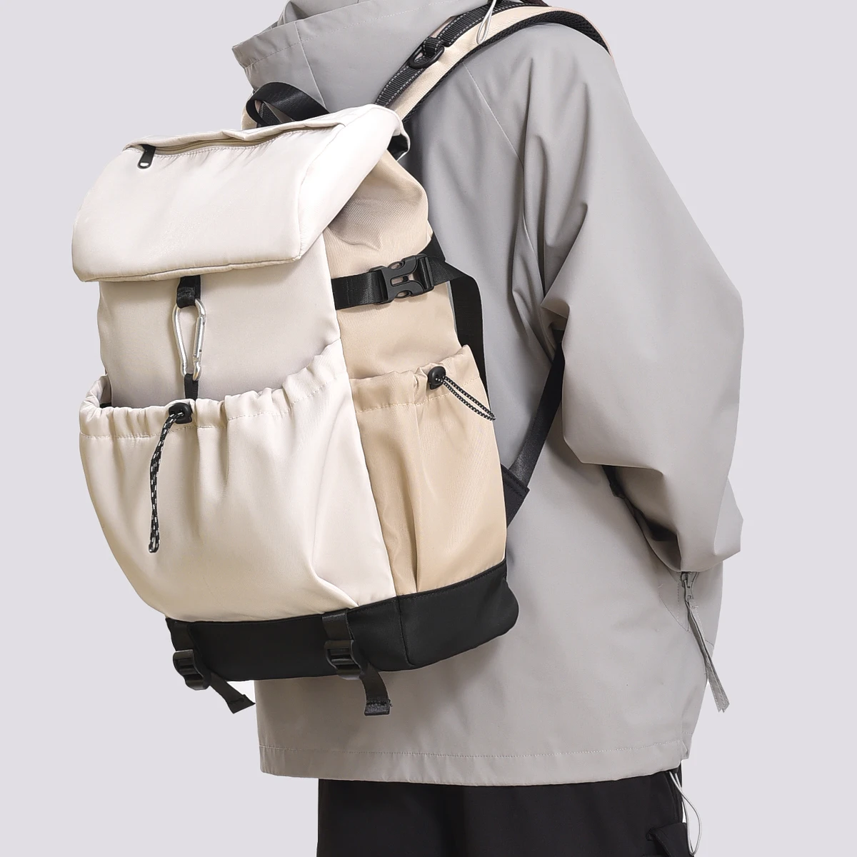 Zaino da trekking di grande capacità Borsa da scuola Studente universitario da viaggio Zaino da alpinismo Borsa per computer leggera Sport maschile Campeggio all'aperto Vacanza Affari