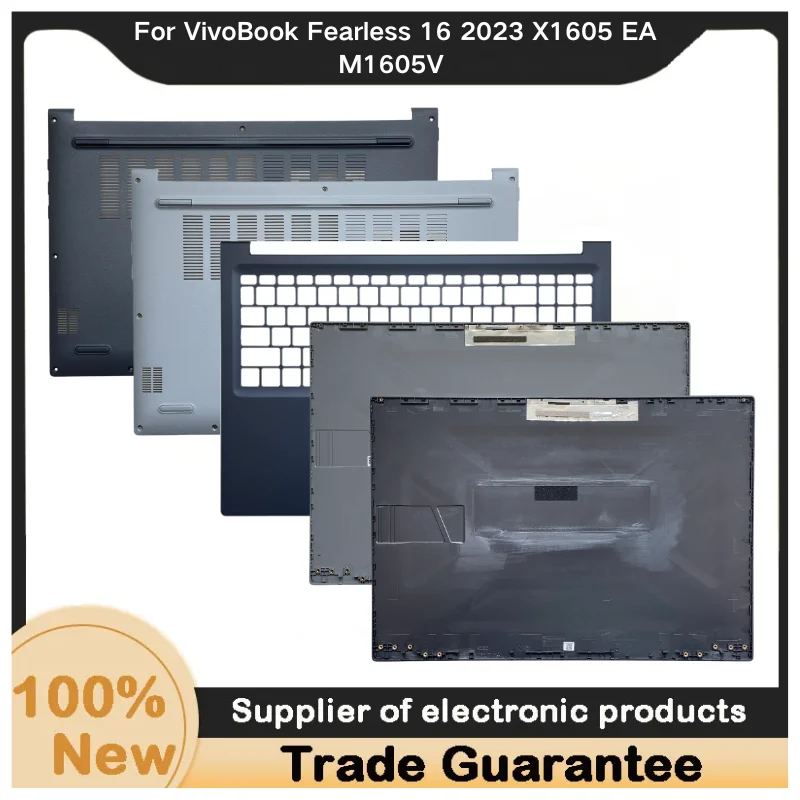 New For Kailxuling VivoBook Fearless 16 2023 X1605 EA M1605V LCD Back Cover/Upper cover palmrest/Bottom Case Cover 39XJITAJN00