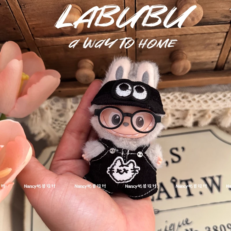 

Для Labubu 10 см комплект одежды для кукол, аксессуары для 4.0 Labubu, крутой и красивый комплект одежды, подарки, аксессуары для кукол