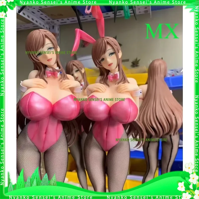 

【MX】Sanada Minako 1/4 Bunny Girl China Ver. Stockings Leg 18+ Sexy Figure Anime Models Toy Doll Decorative Ornament Collectible