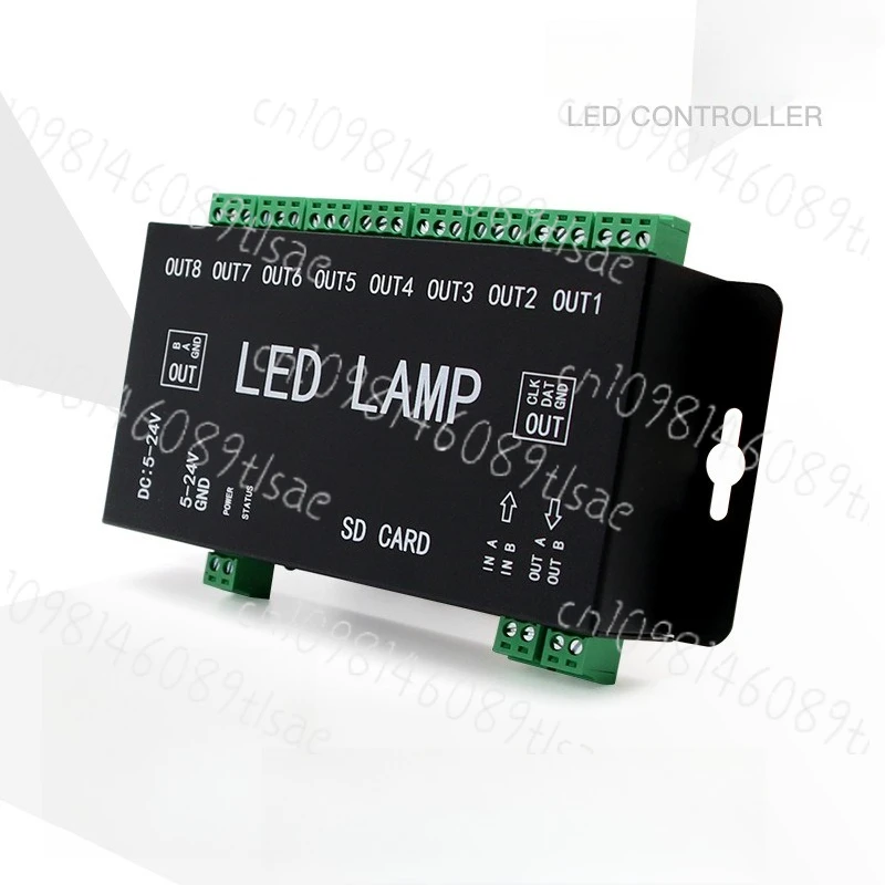

LED Bluetooth DMX512 Controller Lighting Engineering DMX512 Programmable 8-Port DMX512 Controller