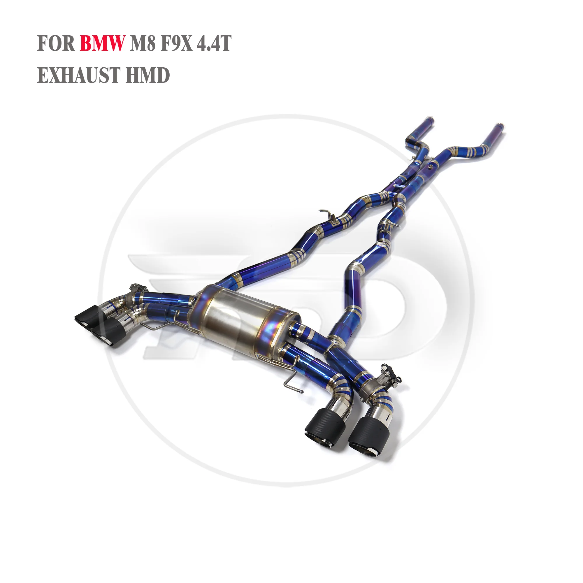 HMD Titanium Exhaust System Performance Catback for BMW M8 F91 F92 F93 4.4T S63 Engine 2019+ Car Muffler Electronic Valve