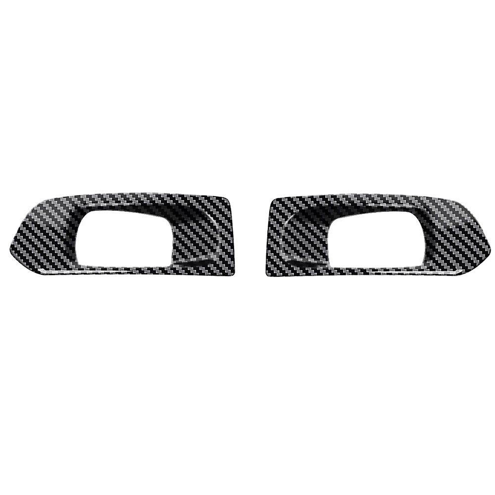 Car Fog Light Lamp Bezel Cover Trim Panel Exterior Parts Carbon Fiber Styling for Toyota Sienna 2021