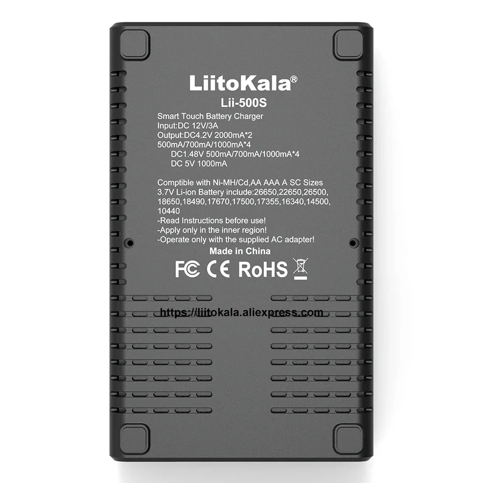 Liitokala Lii-500 Lii500S LiiS8 Multifunction LCD 3.7V 18650 18350 18500 21700 14500 26650 16340 AA NiMH Lithium Battery Charger