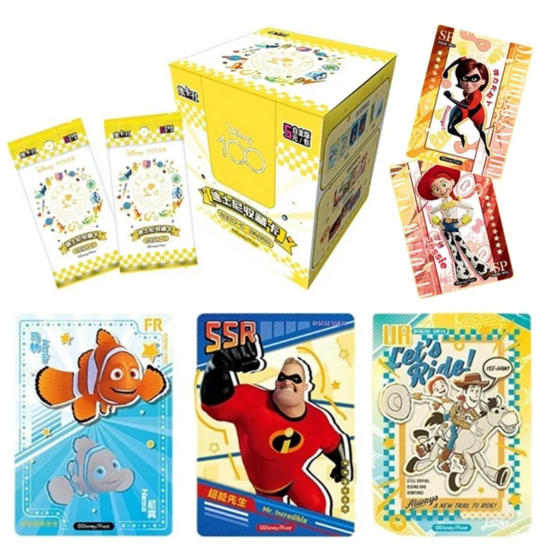 

Card Fun Disney Card Authentic Platinum Edition Collection Card Commemorative Cartoon Collection Blind Box Children's Toy Gift