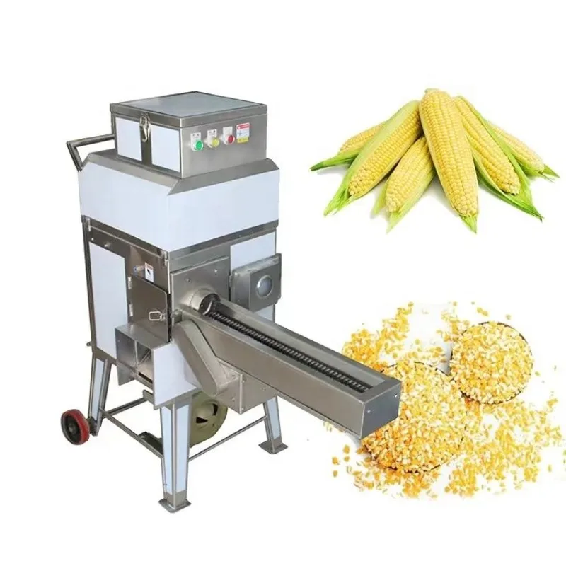 Durable Automatic Fresh Sweet Corn Corn Thresher Corn Hulling Machine