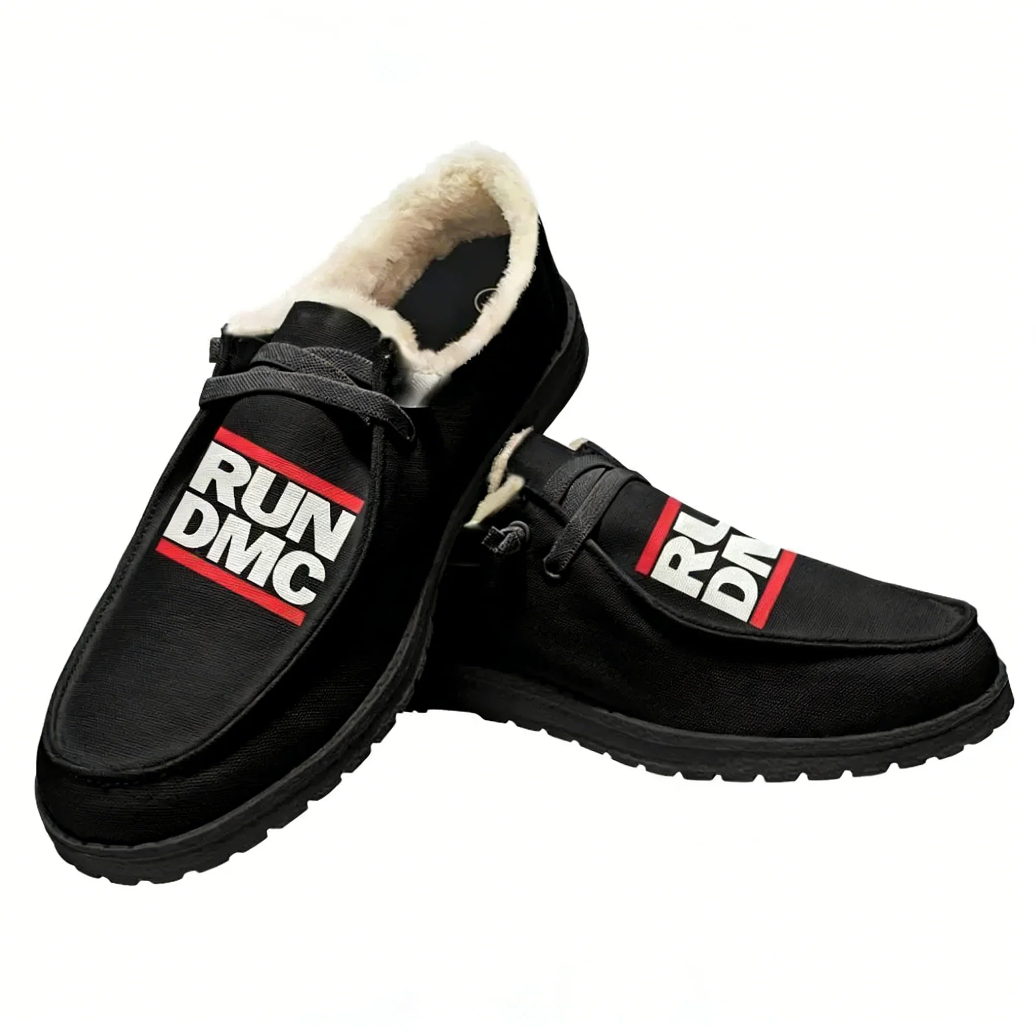 

Run DMC Casual Shoes Plush Flat Shoe Men Woman Breathable Casual Outdoor Lightweight Footwear Custom Made Shoe