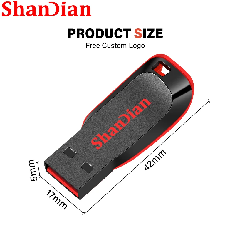 Szybkie dyski flash USB o dużej pojemności 2.0 128 GB 64 GB Czarny Darmowy brelok do kluczy Pen Drive 32 GB Pamięć Mini Prezent biznesowy