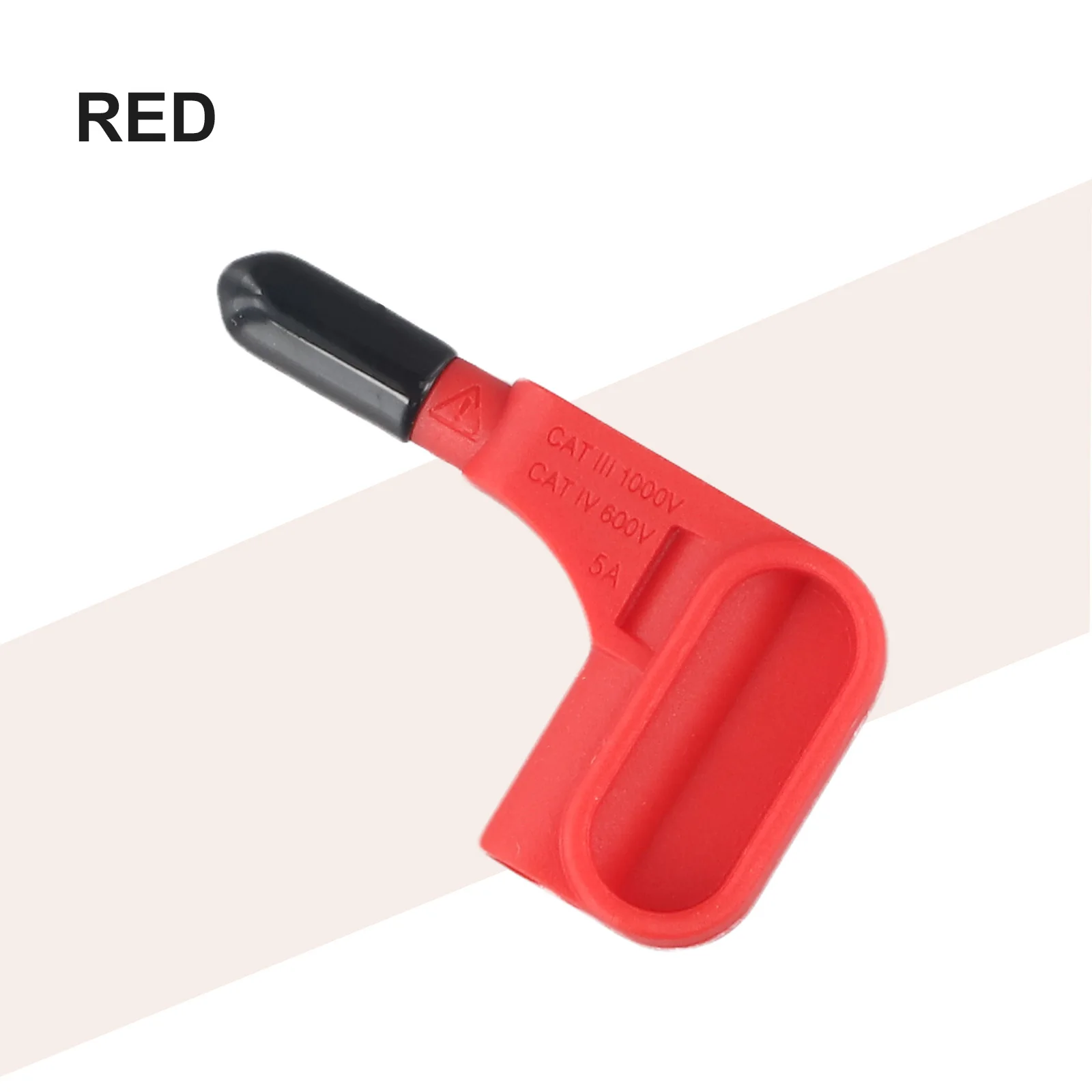 DIY Cabeça Magnética Multímetro Eletrônico, Plug Magnet Probe, Terminal Rápido, 4mm, 1Pc