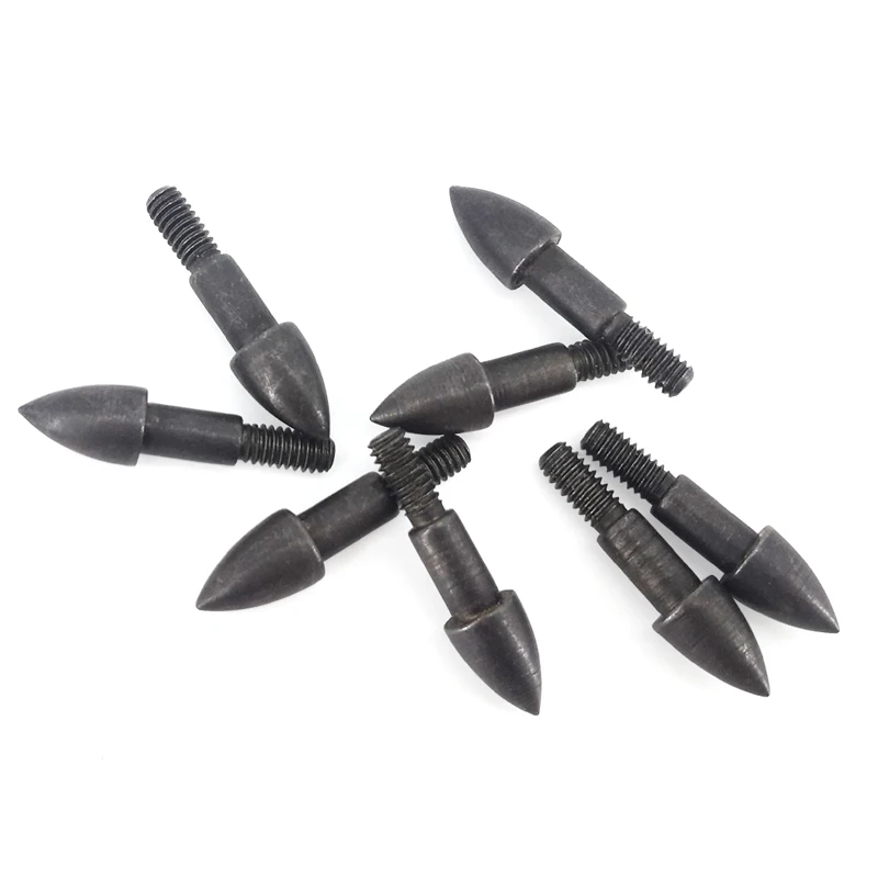 

6/12PCS Archery Arrowhead 65Grain Synthetic Steel Arrow Tips Point Broadhead for Arrow Shooting Training Hunting Accessories