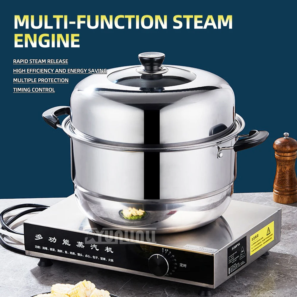 

Household Steam Pot Cuisson Electrique Electric Steamer Bun Steamed Stove Catering Equipment Machine Vapeur Cuisine