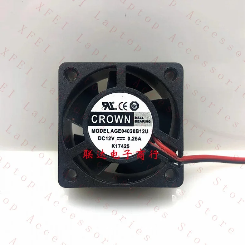 

Вентилятор охлаждения C 4020 AGE04020B12U DC12V 0.25A, 2-проводной