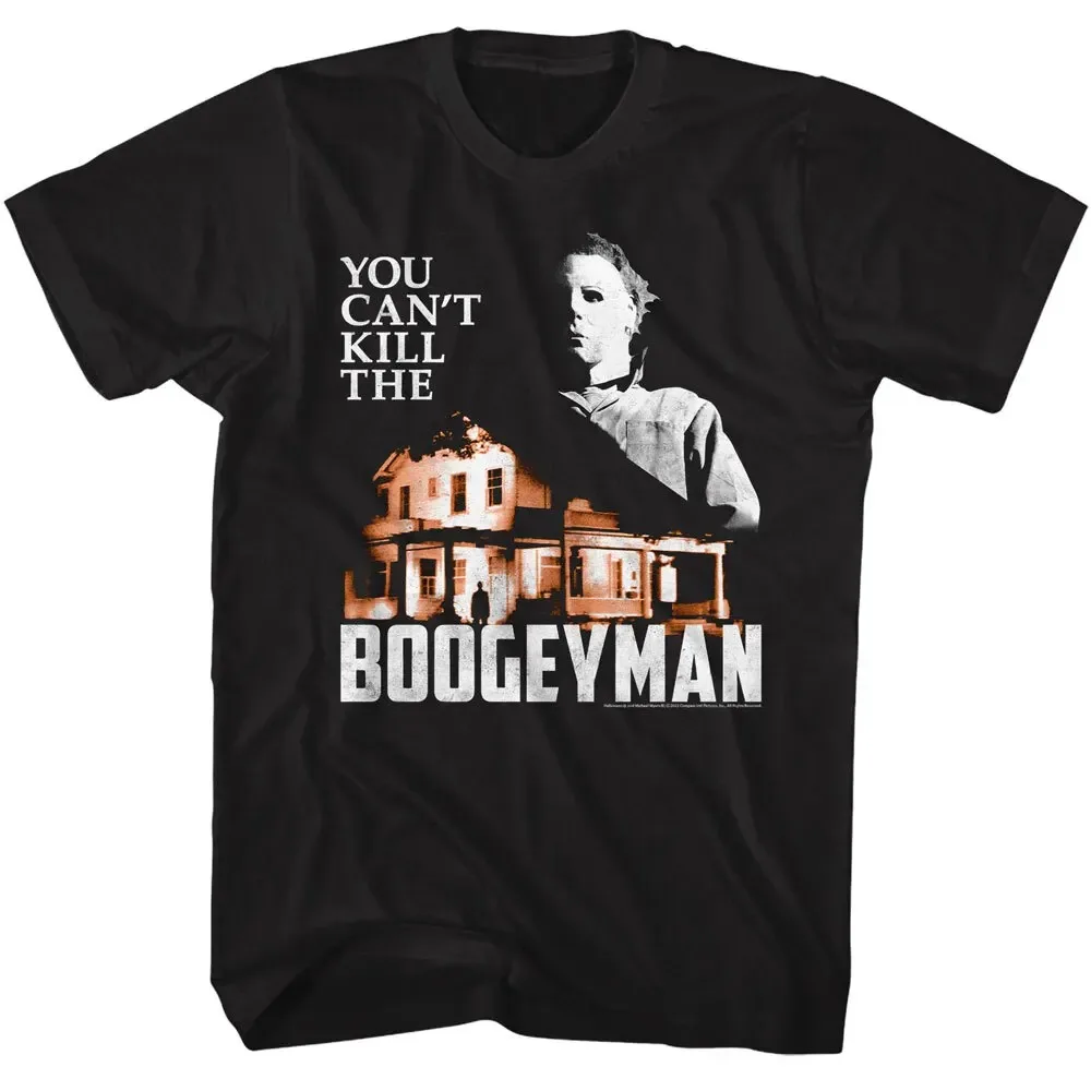 Halloween Michael Myers Horror Movie Print Cotton Short Sleeve T-Shirt Men Women Summer Vintage Streetwear Casual Tee Tops
