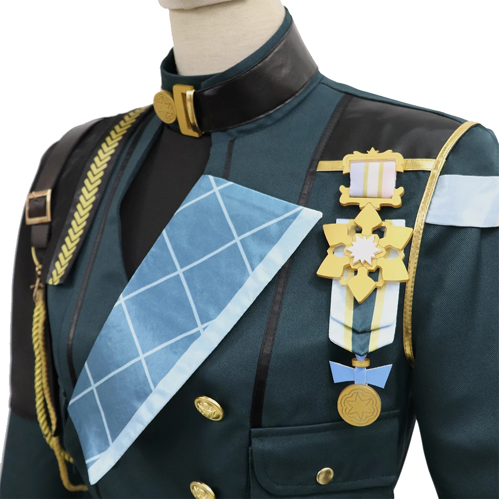 COS-KiKi Nu: Carnaval Eiden Game Suit Cosplay Traje Lindo Uniforme Militar Halloween Party Role Play Outfit Personalizado Qualquer Tamanho