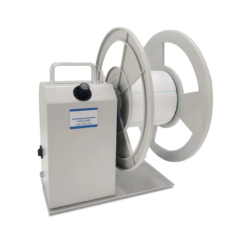 Totalmente Automático Barcode Label Rewinder Auto-adesivo Rolo de Papel Lavável Enrolador de Máquina de Papel t6