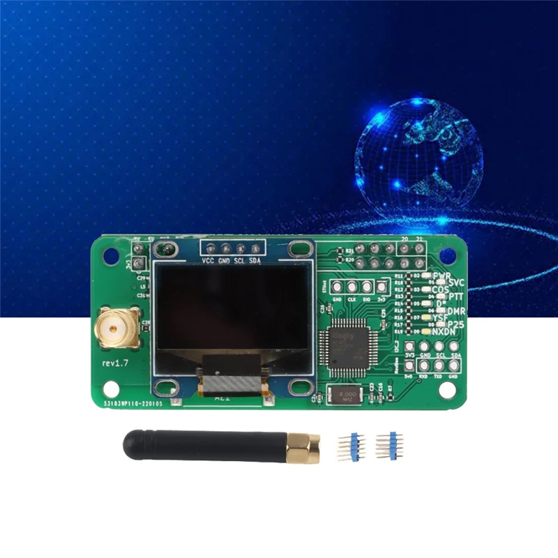 SQPP-For Raspberry Pi الموسعة MMDVM هوت سبوت OLED MMDVM DMR P25 YSF لتقوم بها بنفسك متعددة الوظائف أجزاء فضفاضة مريحة استبدال أجزاء