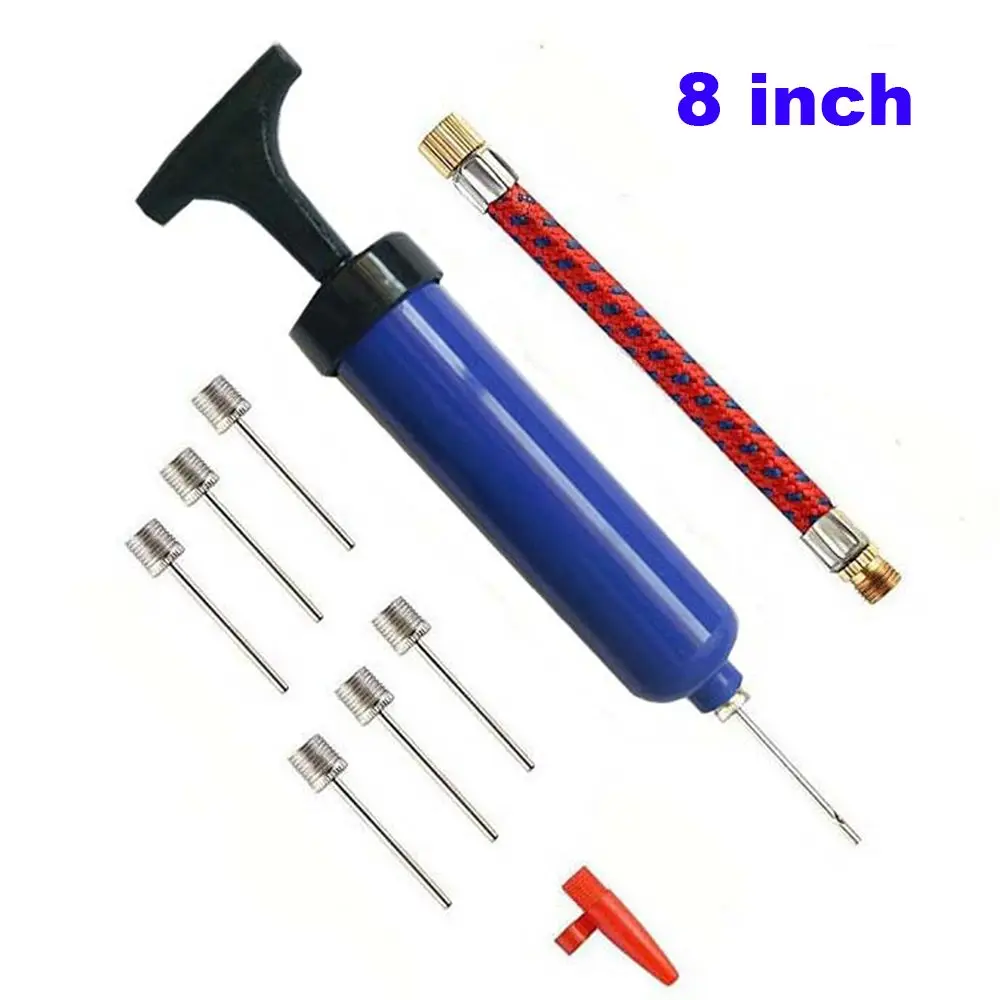 

Durable 10pcs set 8 inch Balloon Inflatable Volleyball Basketball Balls Ball Pump Inflator Air Pump Air Needle