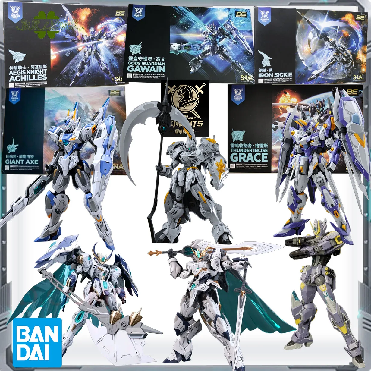 SNAA فرسان الطاولة المستديرة SC-009-DIVINE INVOKER-Percival GIGANTIC SWORD GIANT AX أنيمي تمثال أطقم منمذجة جمع اللعب