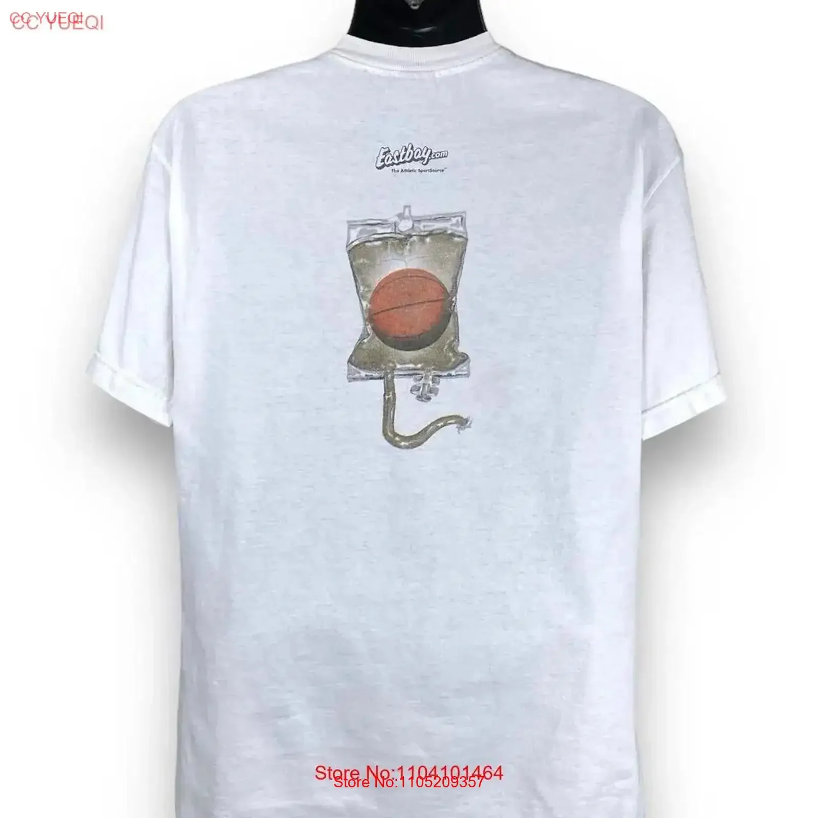 Vintage 00s Eastbay It s In My Blood Basketball Sports Streetwear T Shirt vintage Washed Versatile Stylish graphic