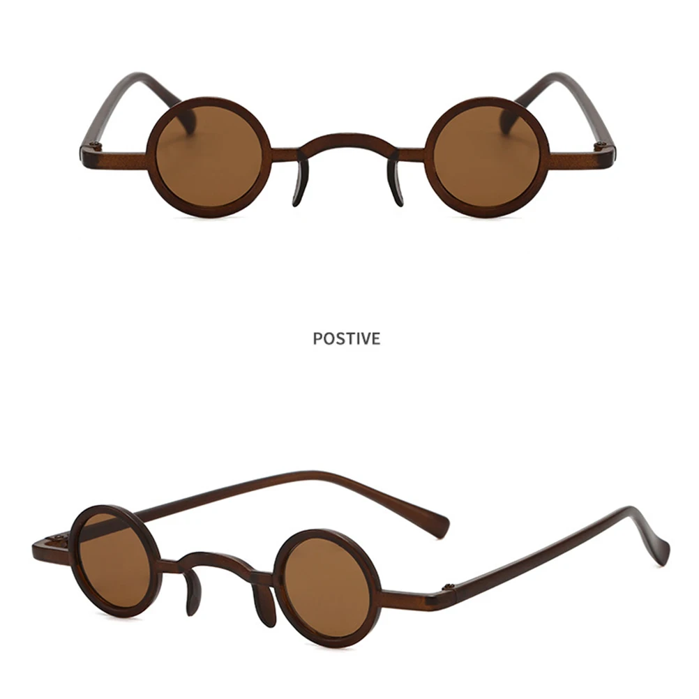 

2Pairs Funny Retro Glasses Lightweight Durable Creative Decor Party Festival Sunglasses Tea Color Frame Eyeglass Pattern