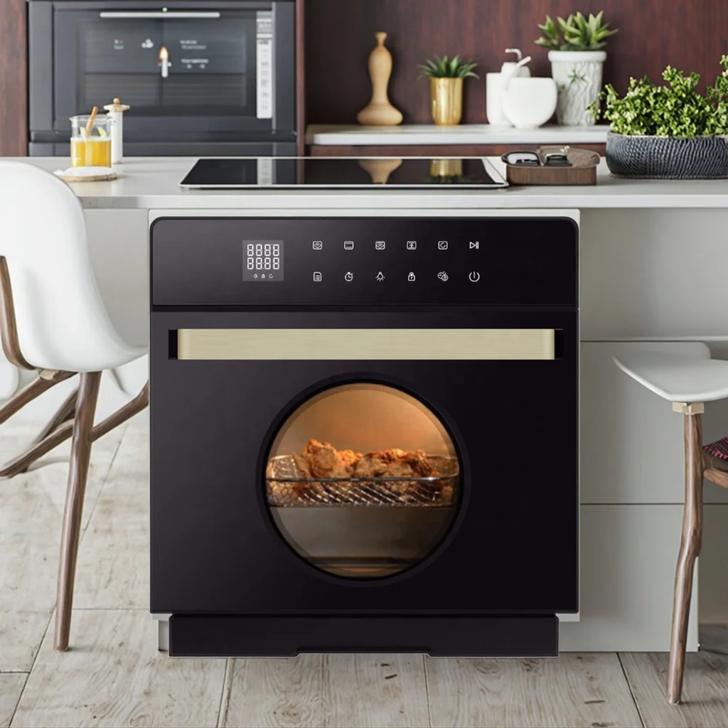 Electric Air Fryer Steam Oven 304 Stainless Steel 20L Capacity App-Controlled Programmable Multifunction Energy-Saving Household