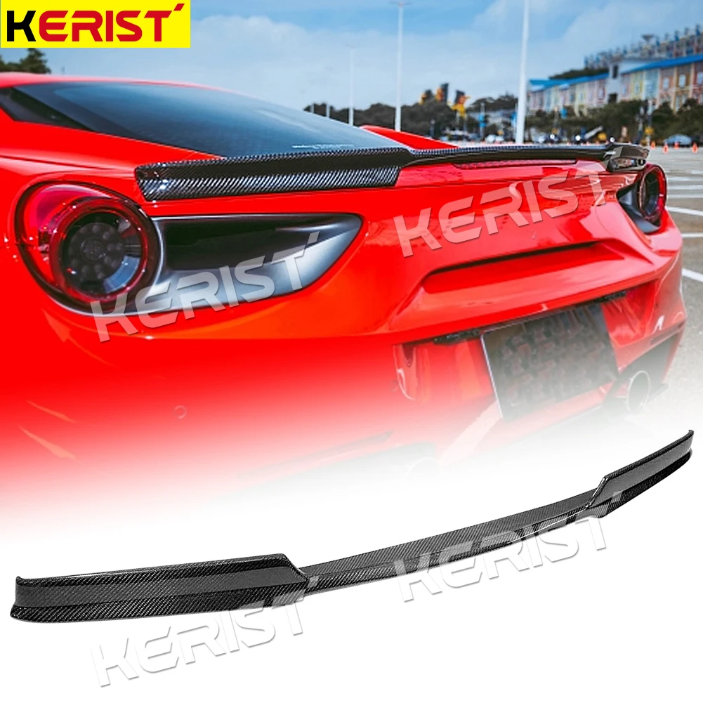 

Спойлер из углеродного волокна, задний спойлер на крыло багажника для Ferrari 488 2016-2018