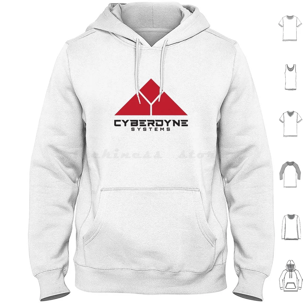 Cyberdyne Logo ( Red ) Hoodie cotton Long Sleeve Cyberdyne Cyberdyne Logo Cyberdyne Systems Terminator The Terminator