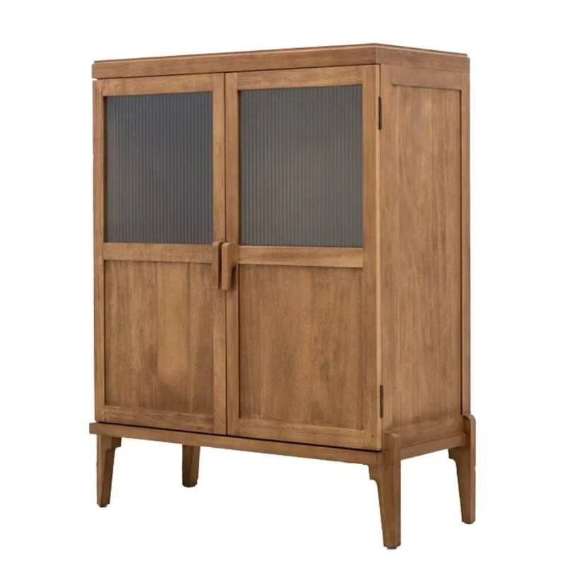 Living room cabinets with handles, saving on hotel and apartment furniture