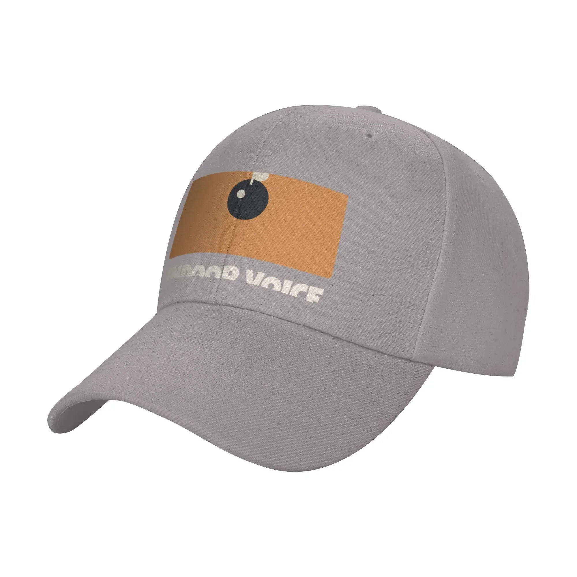 Indoor Voice Outdoor Heart Teacher Shirt Trendy Baseball Cap College Campus Easy Clean Peaked Cap