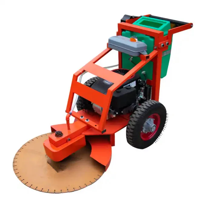 roadbed stone removal equipment river port construction cement pile cutting machinery Petrol powered pole cutting machine