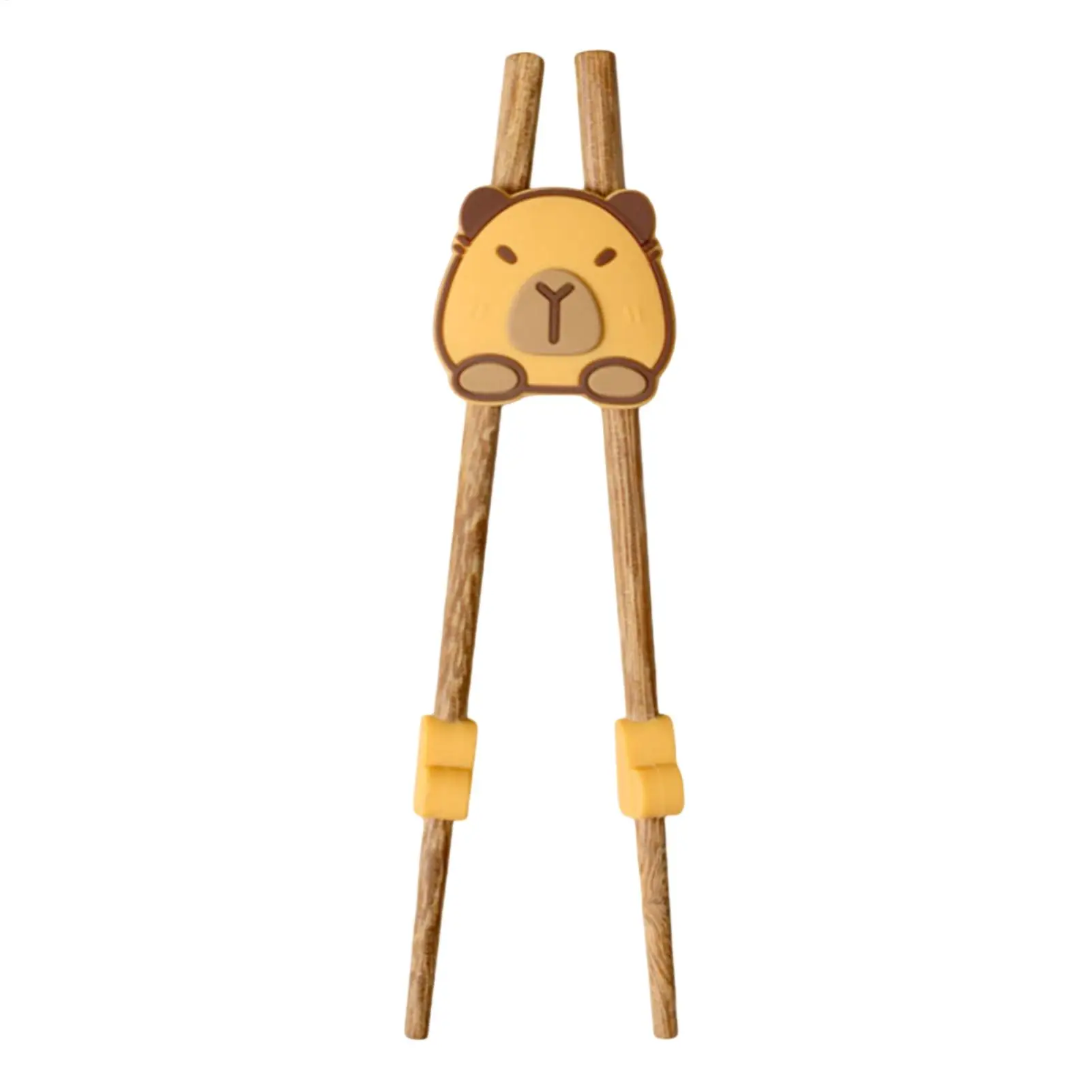 Chopsticks For Beginners Capybara Theme Grip Correction Auto-rebound Tool Kid Cute Fun DesignTraining Chopsticks For Preschoole