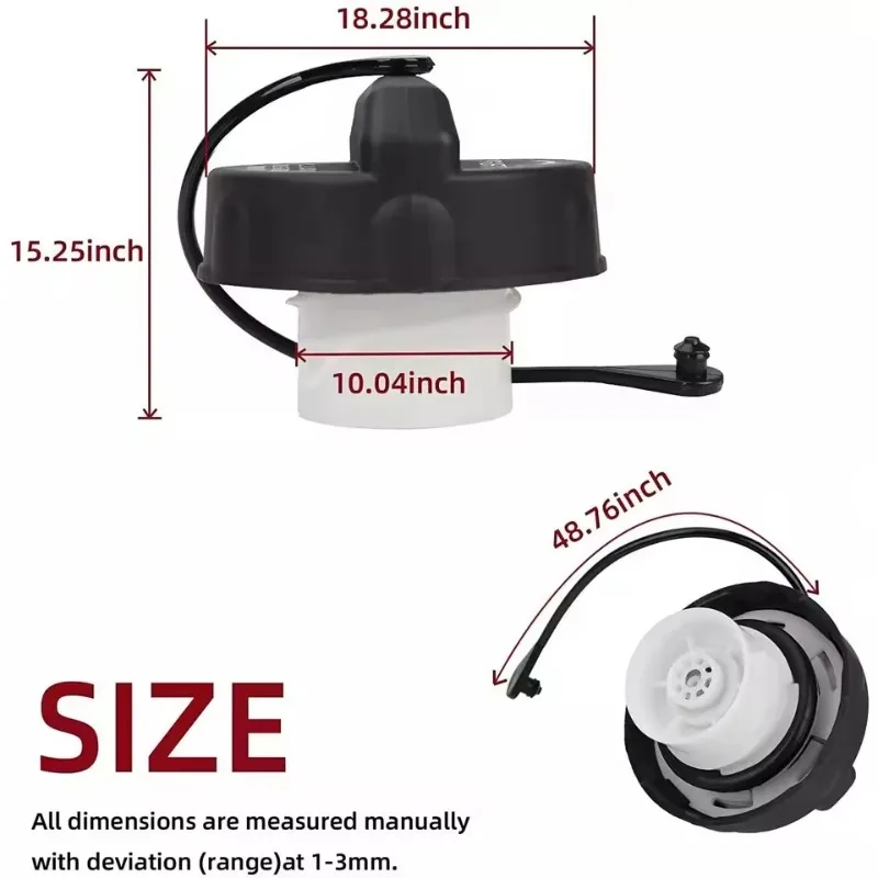 52030433AB 52124512AA 52102464AA 52102464AB 1pc Gas Fuel Filler Cap For Dodge Grand Caravan Chrysler Town Country Jeep Commander