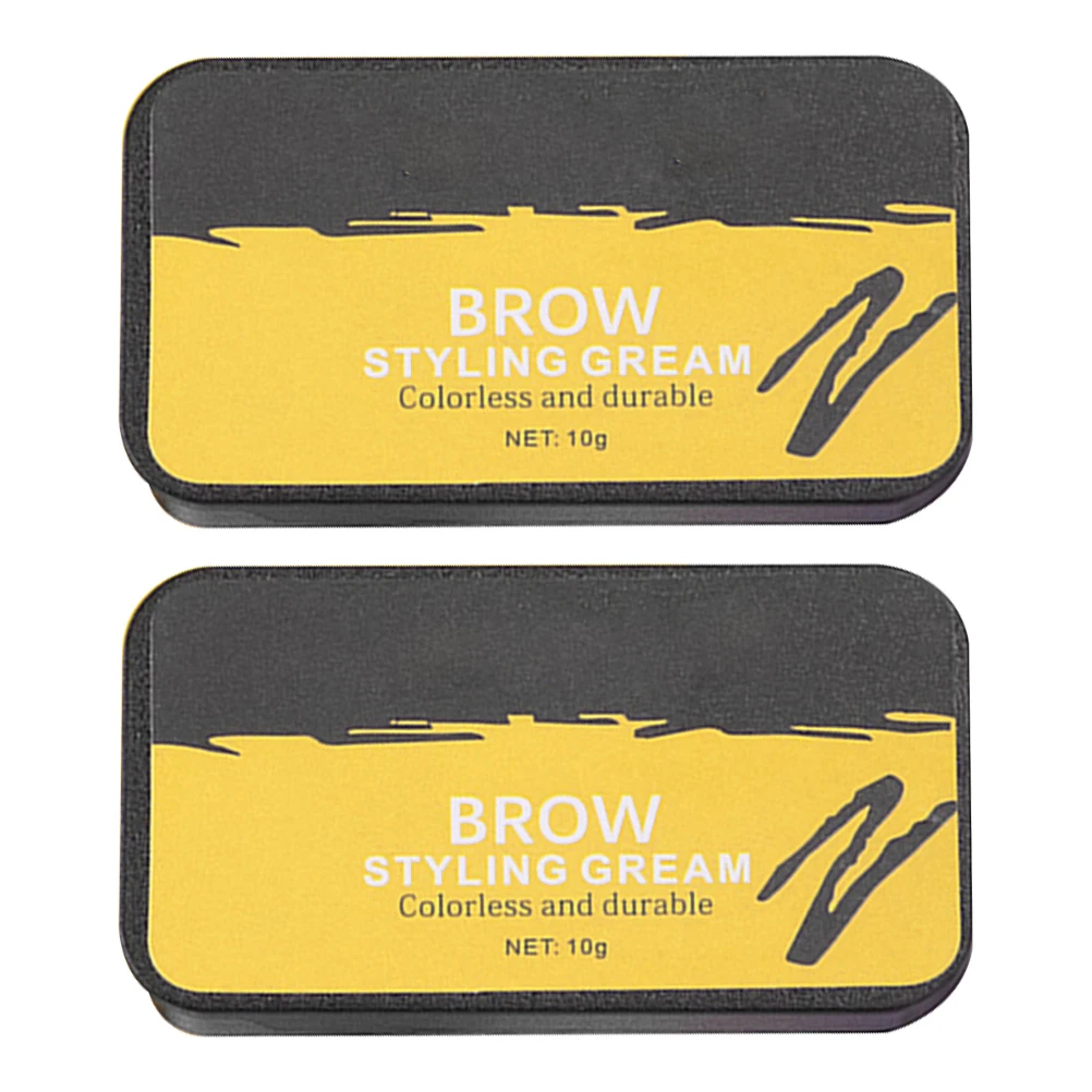 

2 Pcs Soap Woman Brow Waterproof Eyebrow Gel Non-decolorizing Styling That Holds
